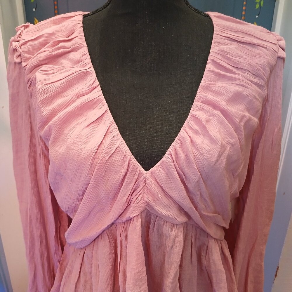 Free People Pink Top